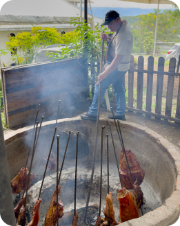 El fogón al estilo de Aquí Mismito